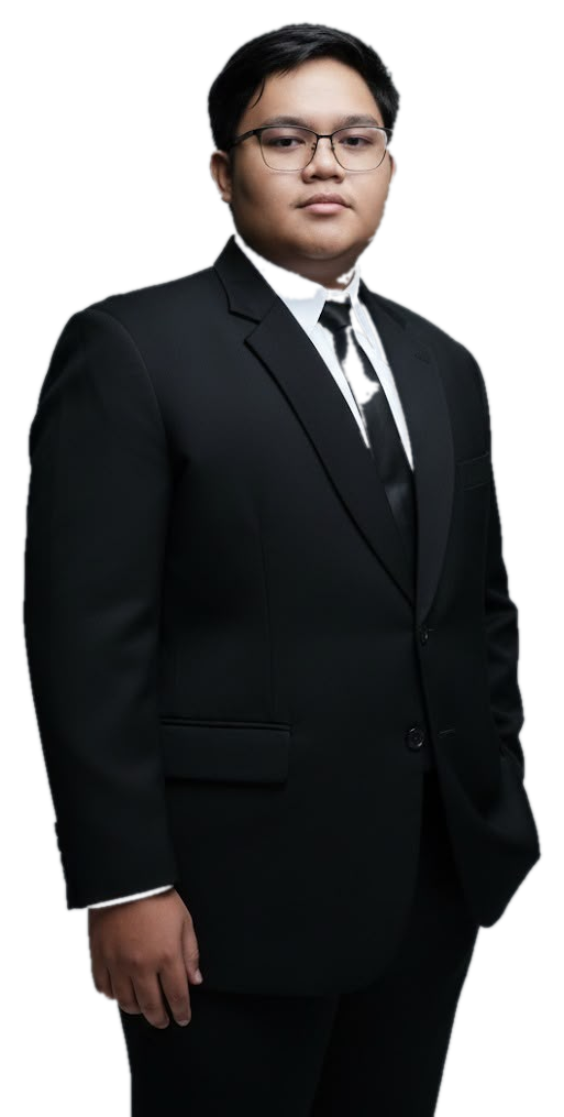 Muhammad Faris Rosli in formal attire